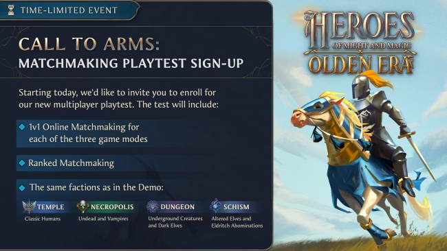 Playtesty multiplayera Olden Ery